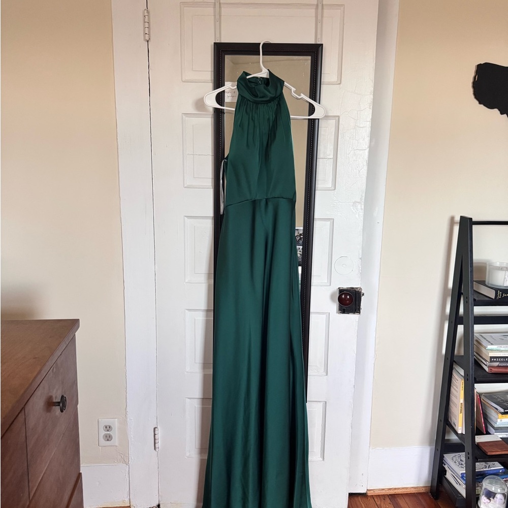 Elegant Green Maxi Dress